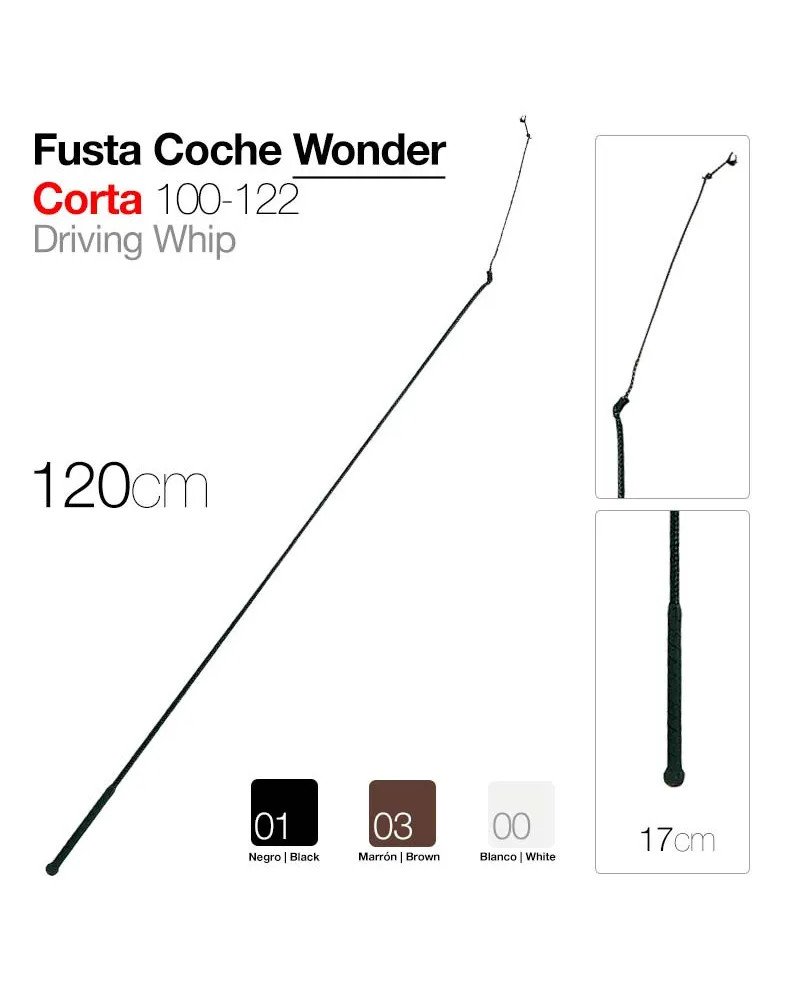 Fusta Coche o Presentación Morfológico Wonder Corta 120 cm