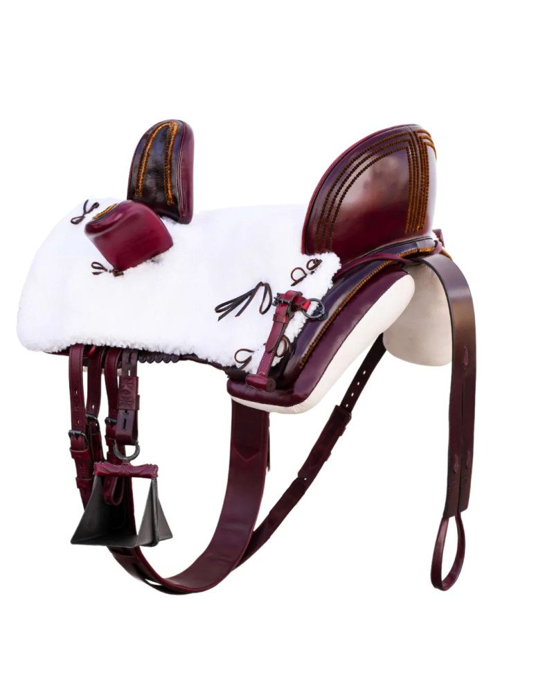 Montura Amazona Moteada en Seda | Modelo Azahar