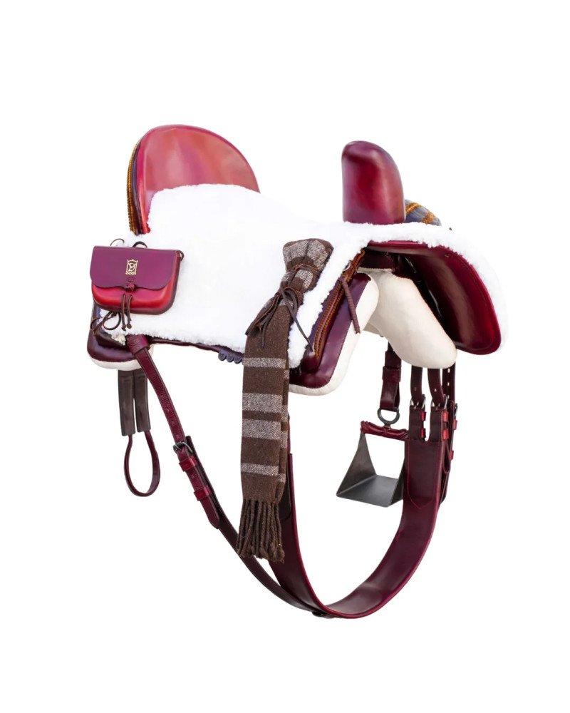 Montura Amazona Moteada en Seda | Modelo Azahar