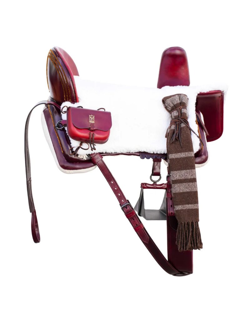 Montura Amazona Moteada en Seda | Modelo Azahar