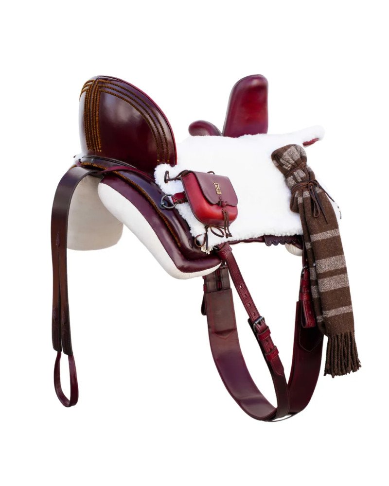 Montura Amazona Moteada en Seda | Modelo Azahar