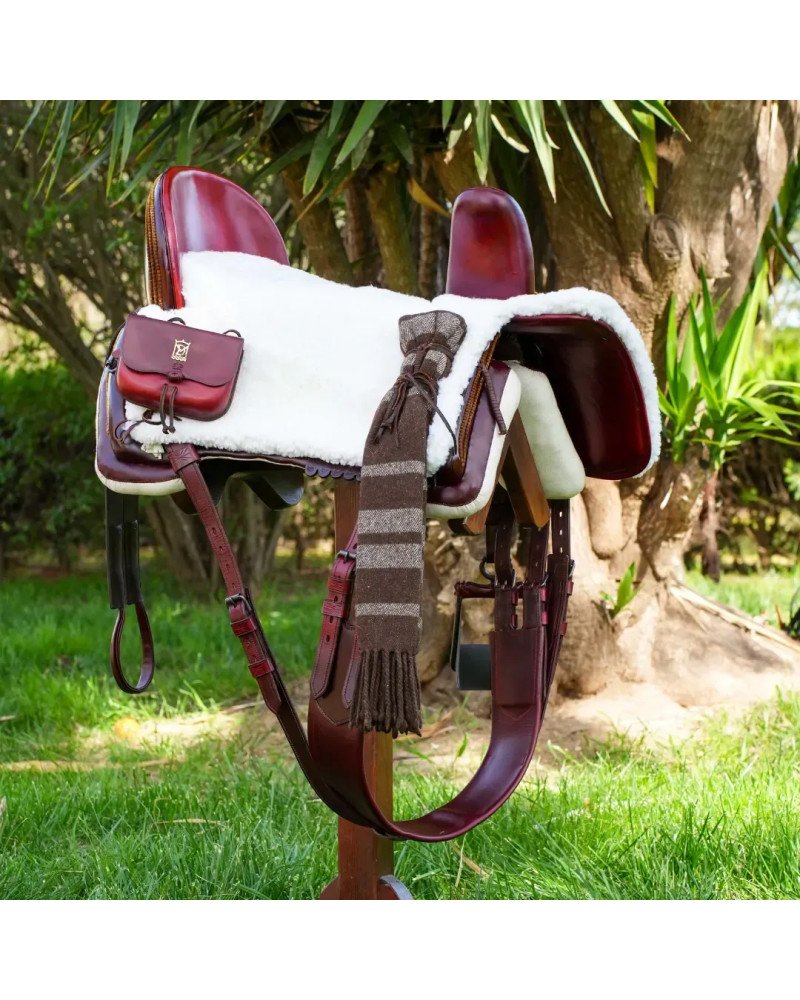 Montura Amazona Moteada en Seda | Modelo Azahar