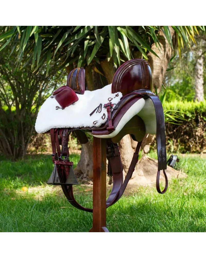 Montura Amazona Moteada en Seda | Modelo Azahar