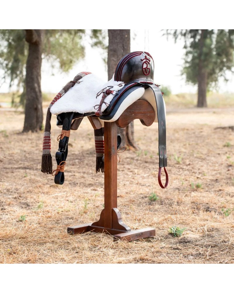 Montura Vaquera Moteada en Seda | Asiento Profundo